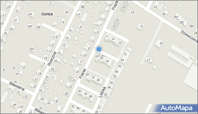 Wrocław, Franki Iwana, 18, mapa Wrocławia