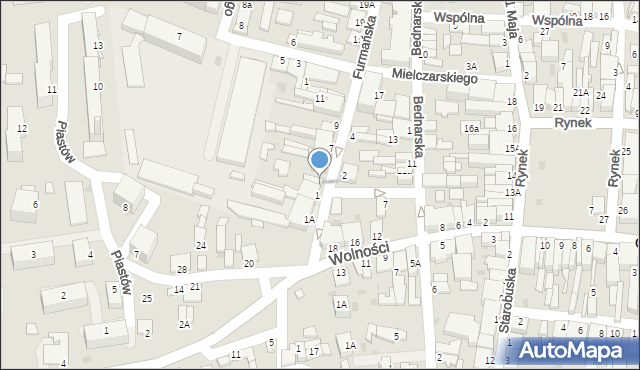 Chmielnik, Furmańska, 3, mapa Chmielnik