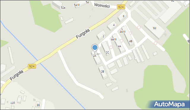 Czerwionka-Leszczyny, Furgoła, 2a/II, mapa Czerwionka-Leszczyny