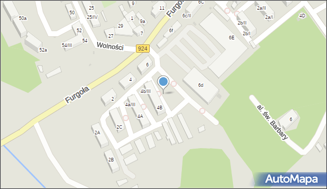 Czerwionka-Leszczyny, Furgoła, 4d, mapa Czerwionka-Leszczyny
