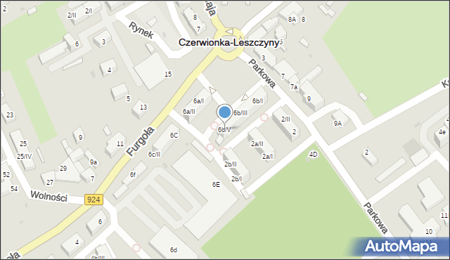 Czerwionka-Leszczyny, Furgoła, 6b/V, mapa Czerwionka-Leszczyny