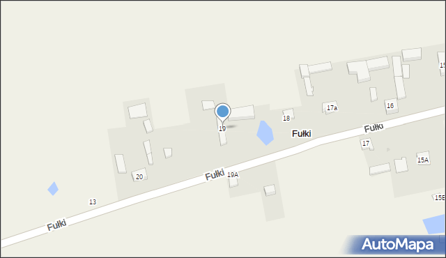 Fułki, Fułki, 19, mapa Fułki