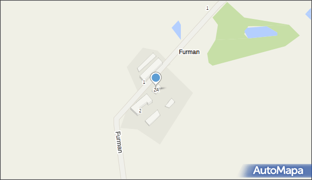 Furman, Furman, 2A, mapa Furman