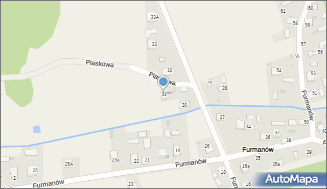 Furmanów, Furmanów, 31, mapa Furmanów