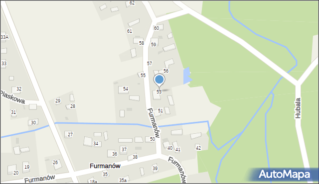 Furmanów, Furmanów, 53, mapa Furmanów