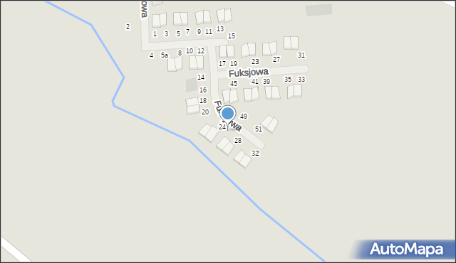 Pobiedziska, Fuksjowa, 26, mapa Pobiedziska