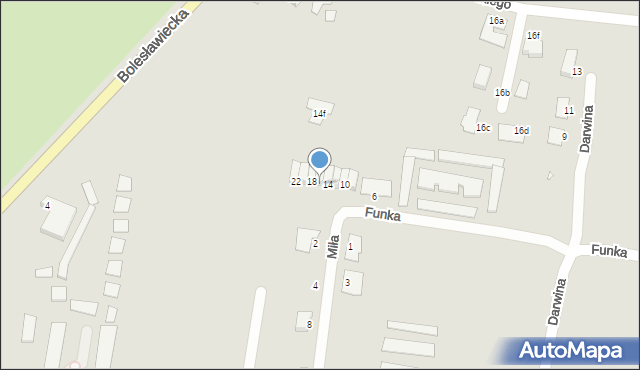 Zgorzelec, Funka Kazimierza, 16, mapa Zgorzelec