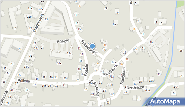 Żywiec, Futrzarska, 2, mapa Żywiec