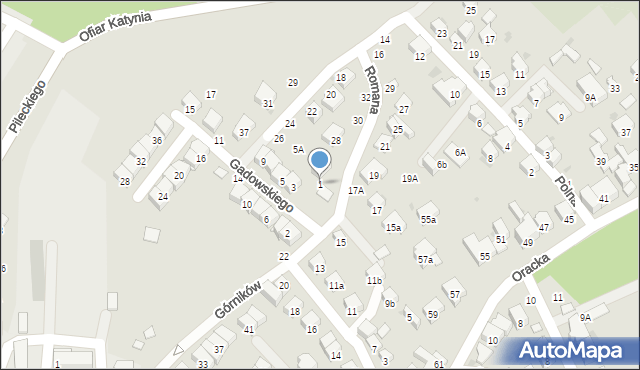 Bochnia, Gadowskiego Walentego, ks., 1, mapa Bochni
