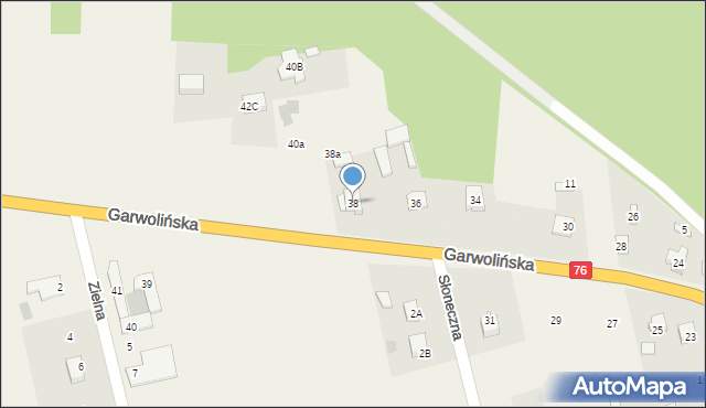 Borowie, Garwolińska, 38, mapa Borowie