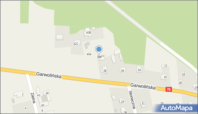 Borowie, Garwolińska, 38a, mapa Borowie