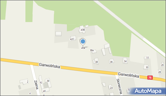 Borowie, Garwolińska, 40a, mapa Borowie