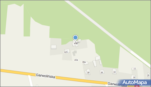 Borowie, Garwolińska, 40B, mapa Borowie