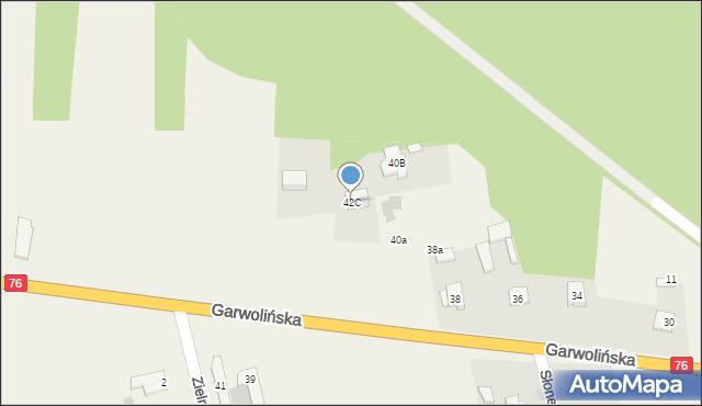 Borowie, Garwolińska, 42C, mapa Borowie