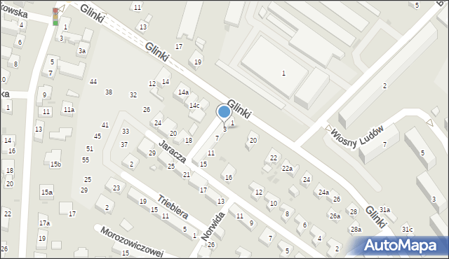 Bydgoszcz, Gajewskiego Franciszka, 3, mapa Bydgoszczy