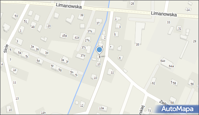 Chełmiec, Gajowa, 8, mapa Chełmiec