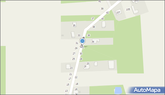 Cykarzew Północny, Gajowa, 32, mapa Cykarzew Północny