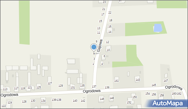 Cykarzew Północny, Gajowa, 5, mapa Cykarzew Północny