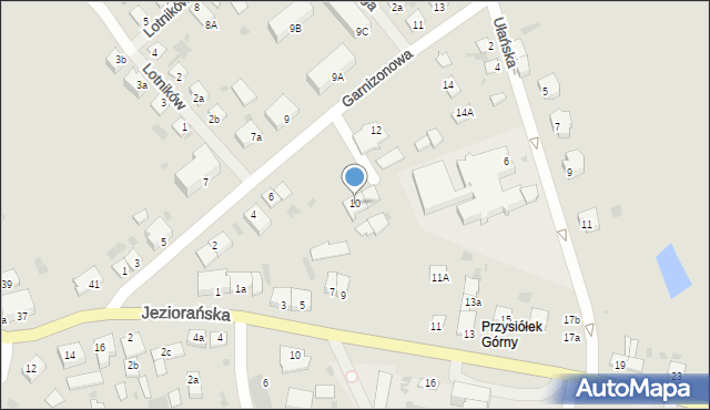 Dobre Miasto, Garnizonowa, 10, mapa Dobre Miasto