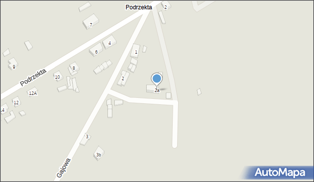 Dolsk, Gajowa, 2a, mapa Dolsk