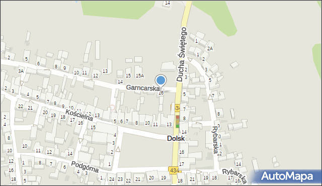 Dolsk, Garncarska, 16, mapa Dolsk