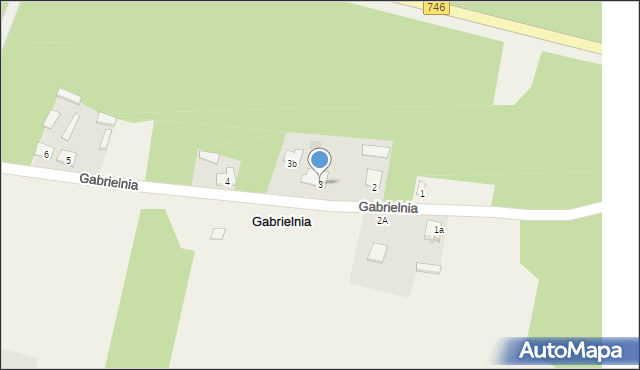 Gabrielnia, Gabrielnia, 3, mapa Gabrielnia