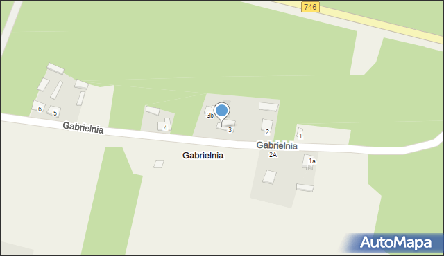 Gabrielnia, Gabrielnia, 3a, mapa Gabrielnia
