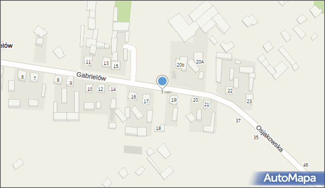 Gabrielów, Gabrielów, 18, mapa Gabrielów