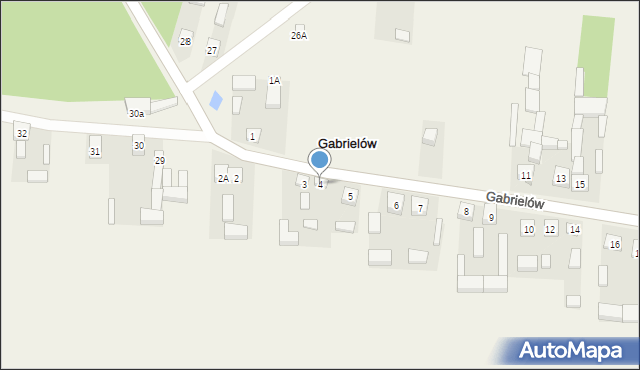 Gabrielów, Gabrielów, 4, mapa Gabrielów