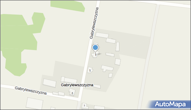 Gabrylewszczyzna, Gabrylewszczyzna, 3, mapa Gabrylewszczyzna