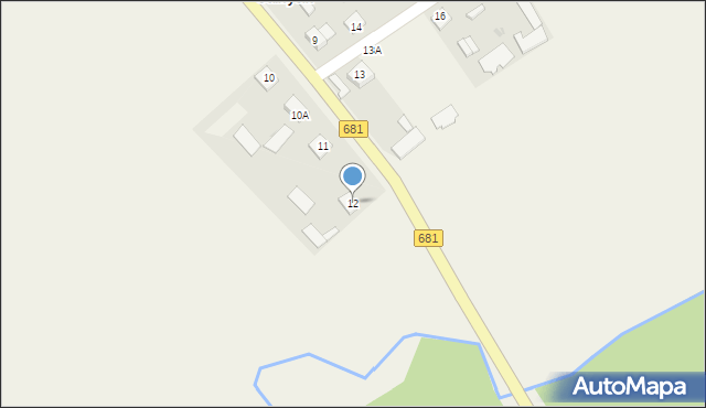 Gabrysin, Gabrysin, 12, mapa Gabrysin