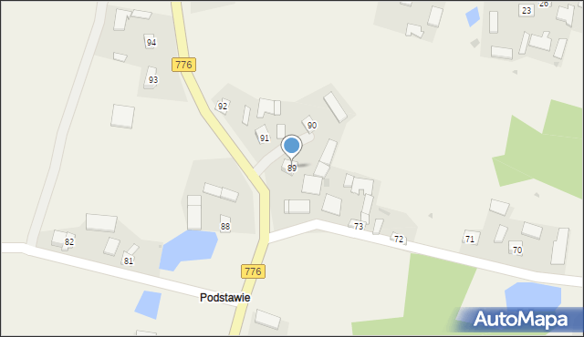 Gabułtów, Gabułtów, 89, mapa Gabułtów