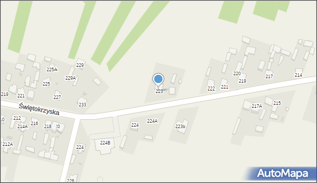 Gadka, Gadka, 223, mapa Gadka