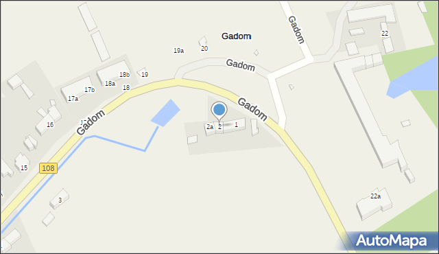 Gadom, Gadom, 2B, mapa Gadom