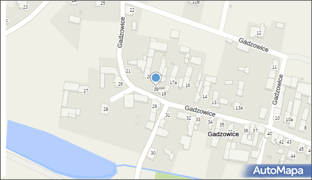 Gadzowice, Gadzowice, 19, mapa Gadzowice