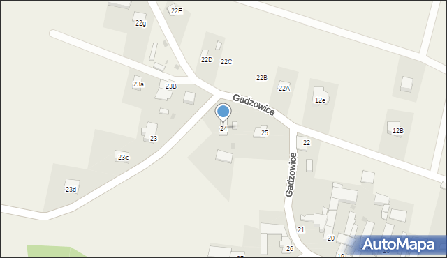 Gadzowice, Gadzowice, 24, mapa Gadzowice
