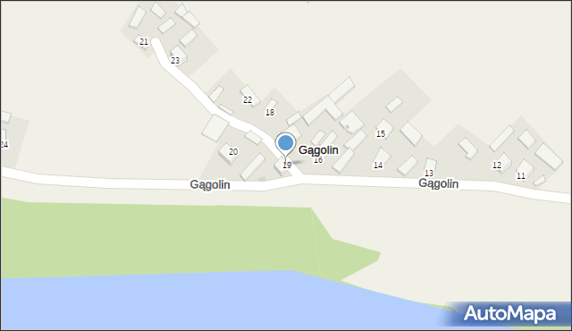 Gągolin, Gągolin, 19, mapa Gągolin