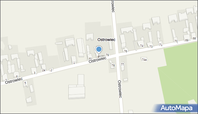 Gągolin Południowy, Gągolin Południowy, 80, mapa Gągolin Południowy