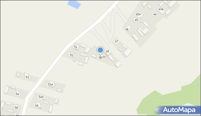 Gaj Gruszczański, Gaj Gruszczański, 50, mapa Gaj Gruszczański
