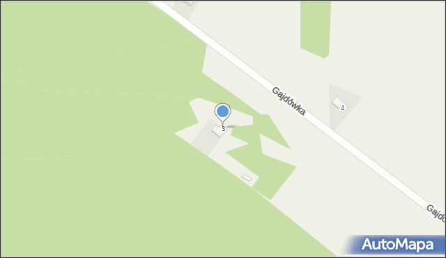 Gajdówka, Gajdówka, 3, mapa Gajdówka