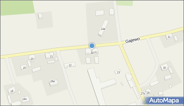 Gajewo, Gajewo, 24, mapa Gajewo