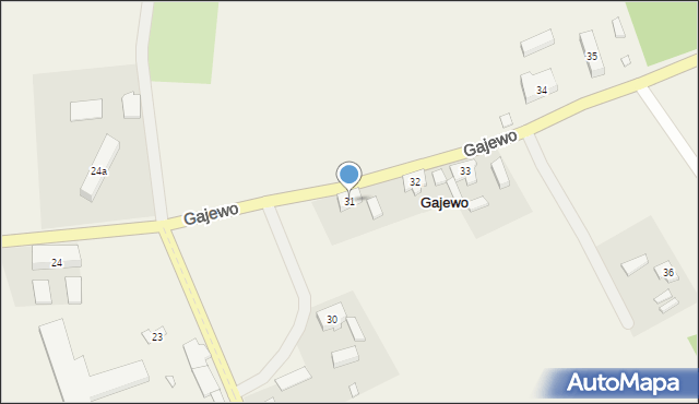 Gajewo, Gajewo, 31, mapa Gajewo