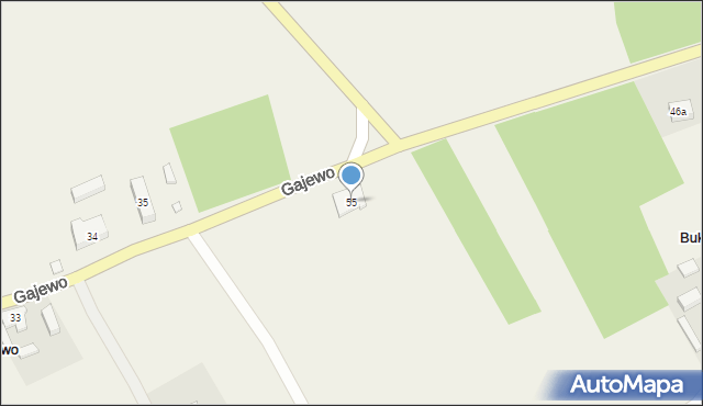 Gajewo, Gajewo, 55, mapa Gajewo