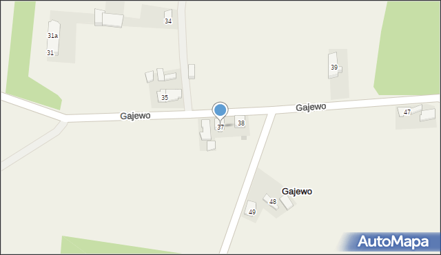 Gajewo, Gajewo, 37, mapa Gajewo