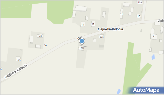 Gajówka-Kolonia, Gajówka-Kolonia, 13B, mapa Gajówka-Kolonia