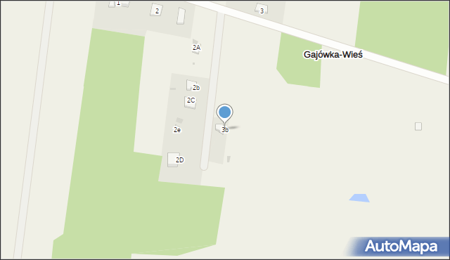 Gajówka-Wieś, Gajówka-Wieś, 3b, mapa Gajówka-Wieś