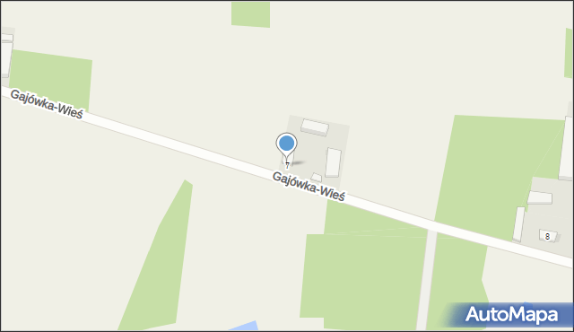 Gajówka-Wieś, Gajówka-Wieś, 7, mapa Gajówka-Wieś