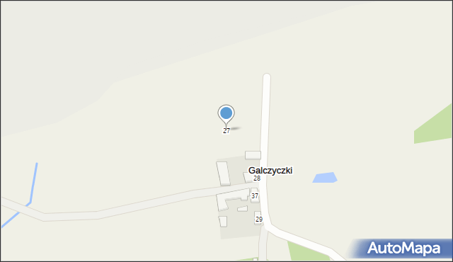 Galczyce, Galczyce, 27, mapa Galczyce