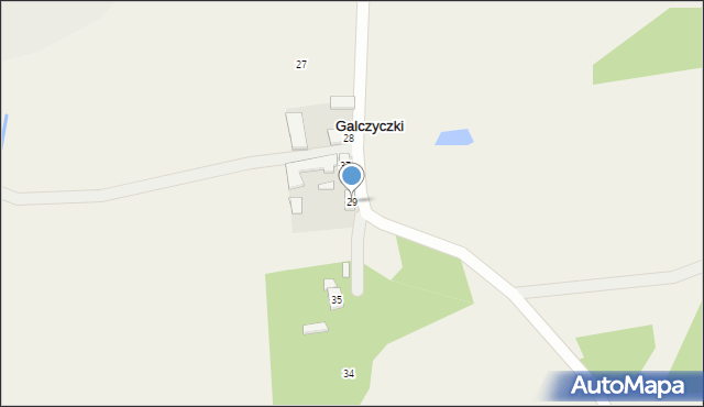 Galczyce, Galczyce, 29, mapa Galczyce