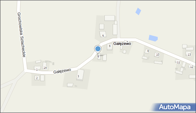 Gałęzewo, Gałęzewo, 4, mapa Gałęzewo